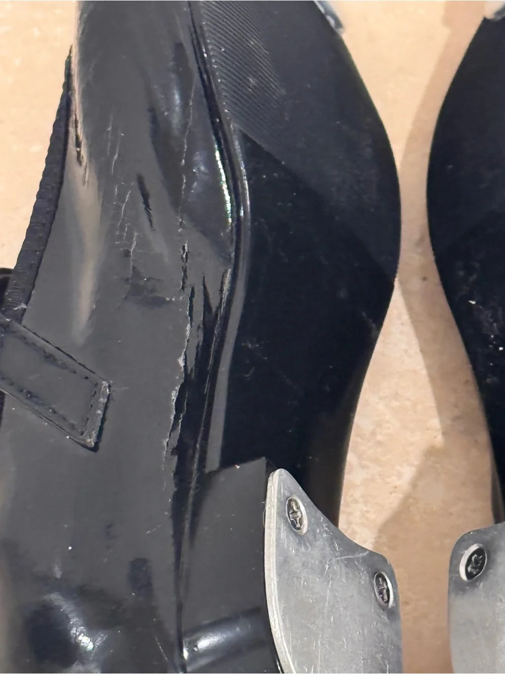 Girls' Black Tap Shoes Mary Jane Style